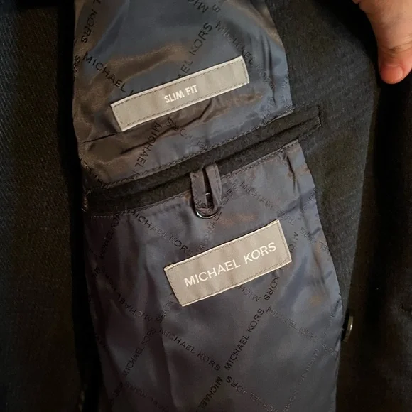 Michael Kors Double Breasted Wool Coat -‎ NWT - 46R